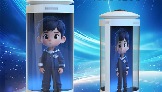 新品发布：32寸飞碟款双面全息仓